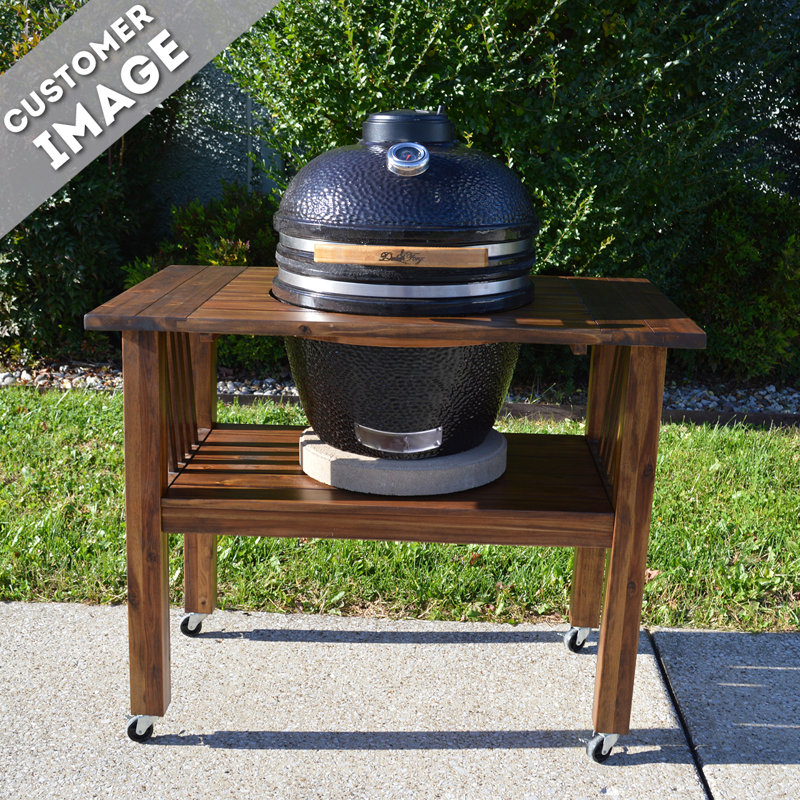 Duluth 16.5" Kamado BuiltIn Charcoal Grill with Smoker & Reviews